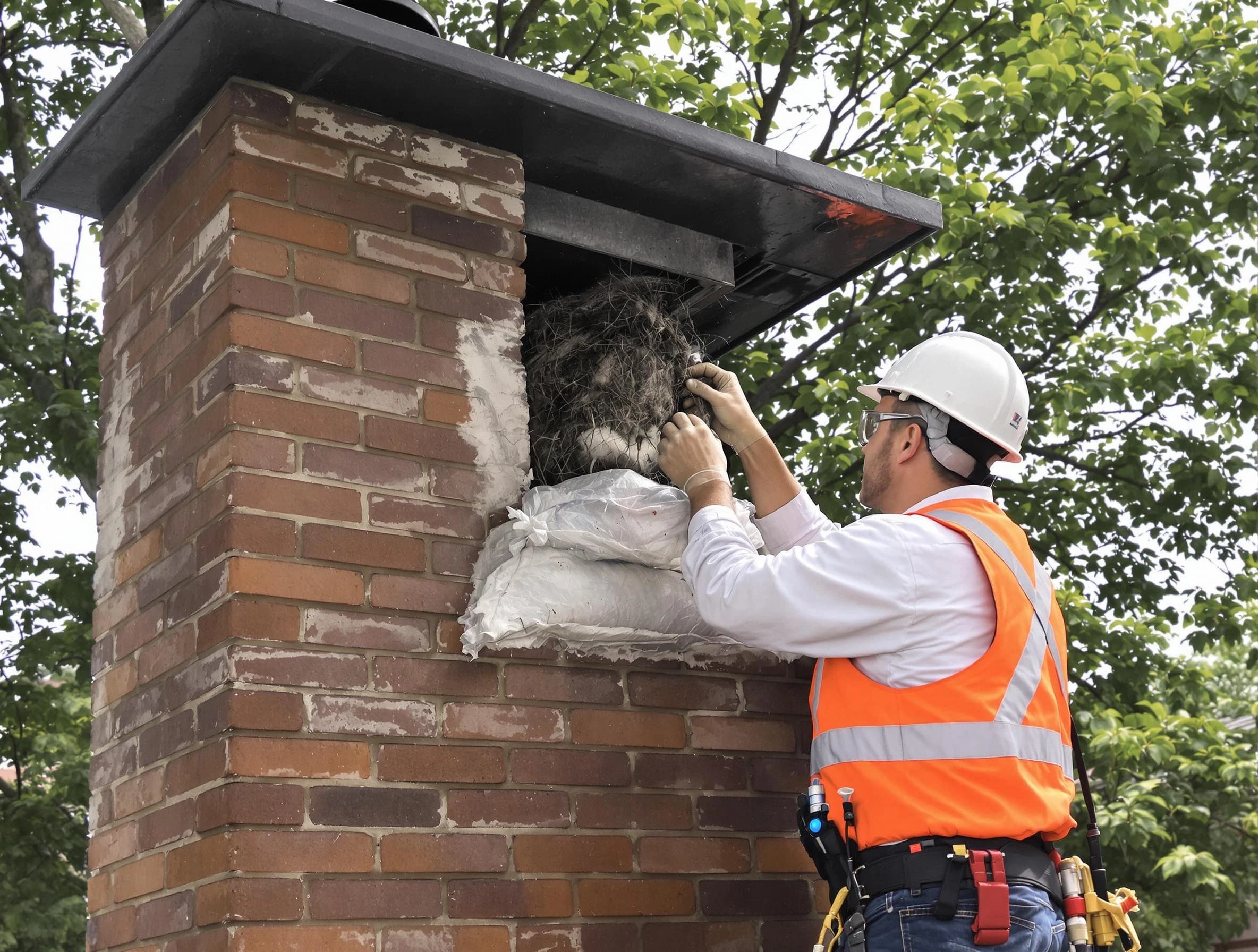 Humane removal of debris and animals by Lakewood Chimney Sweep in Lakewood, CO