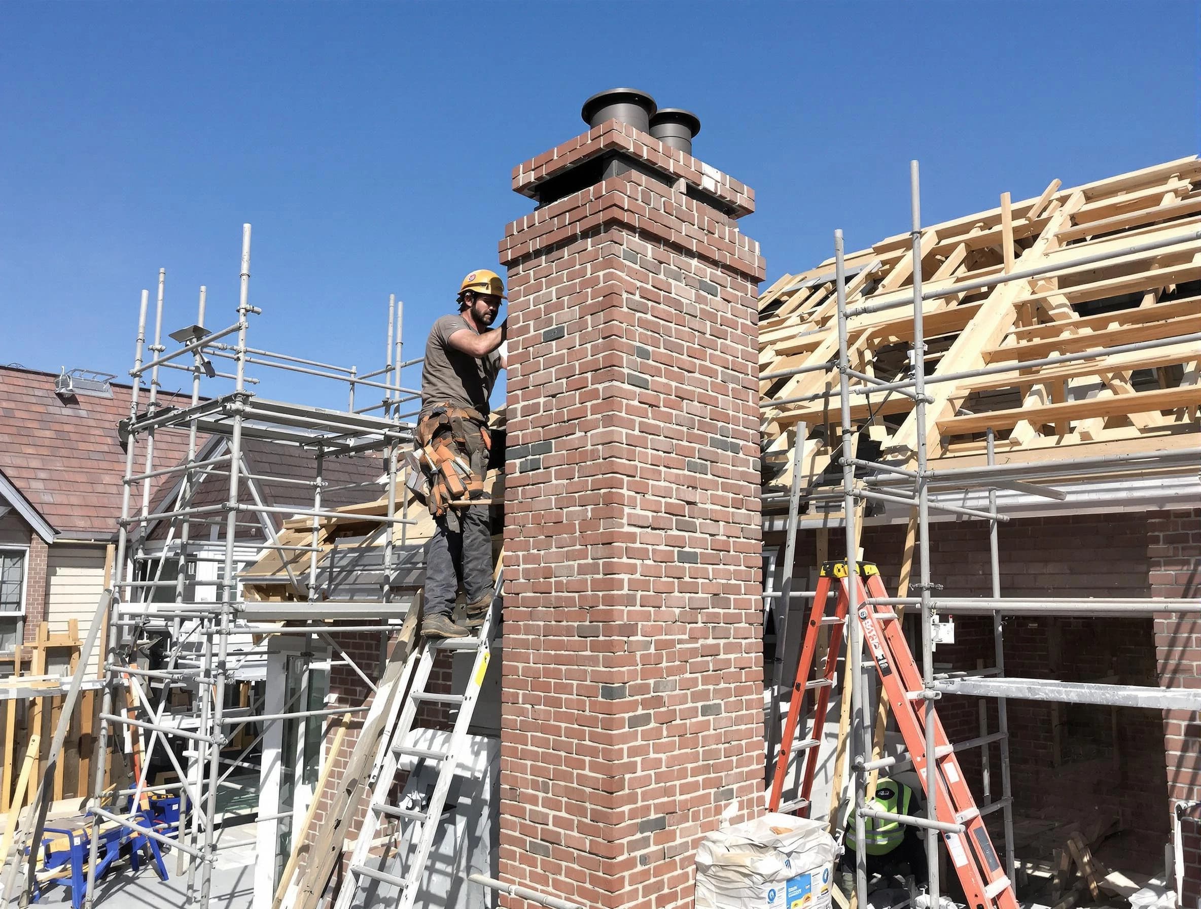 New chimney installation completed by Lakewood Chimney Sweep in Lakewood, CO