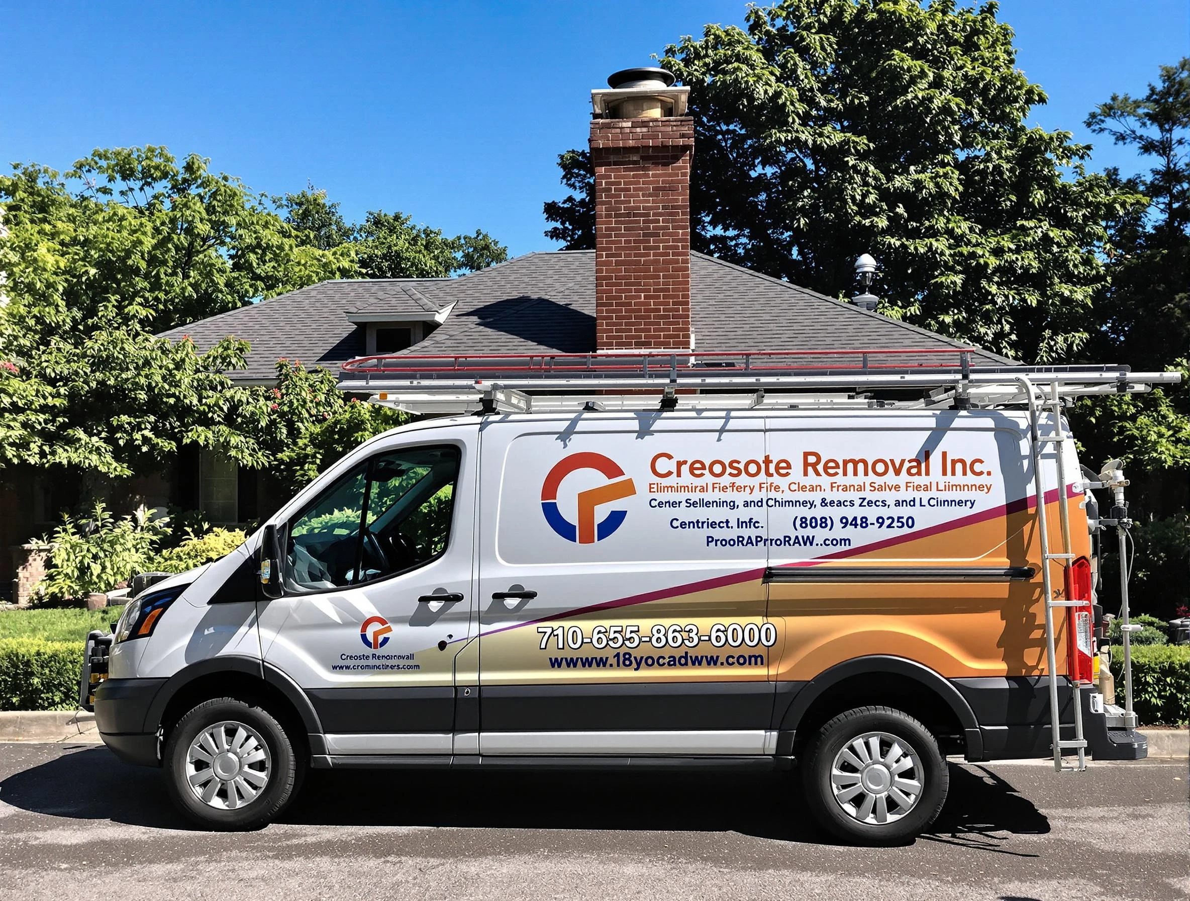 Lakewood Chimney Sweep technician removing creosote safely in Lakewood, CO
